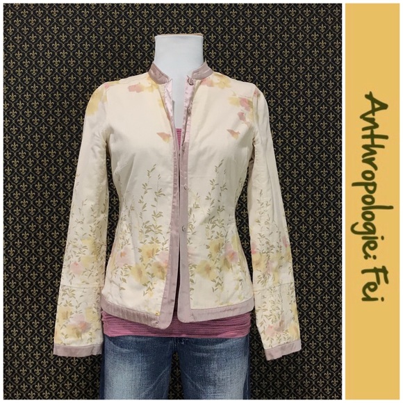 2003 Anthro “Wisteria Jacket” by Fei - Picture 1 of 8